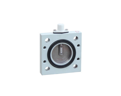 DN50 6 İnç Paslanmaz Çelik Kelebek Vana Flanşlı 150mm Orta Sıcaklık