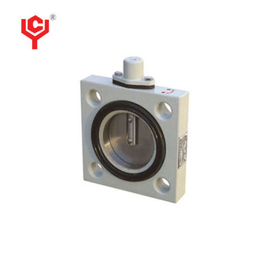 Kare DN40 Paslanmaz Çelik Vana Hidrolik Kelebek Manuel 120mm