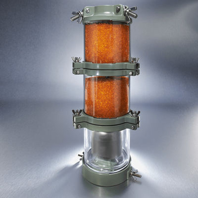 Transformer Turuncu Silika Jel Havalandırma Dehidrasyon 1.2kg Silindirik Nem Emici